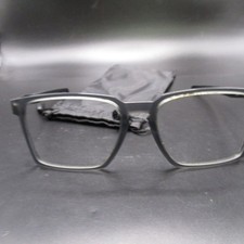 Oakley Exchange OX8055-0256 Satin Grey Smoke Rectangle Eyeglass Frames 56-17-136 picture