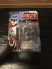 Sasuke Uchiha US123 Super Rare Foil Vintage 2002 Naruto CCG Bandai w/ Tin picture