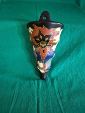 Vintage Gouda Pottery Wall Pocket Regina Rosario picture