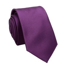 New Men's Dress Tie Solid Color Classic Neck Tie Necktie Wedding Formal USA picture