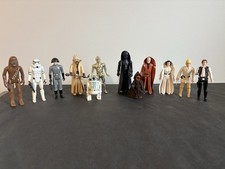 Vintage 1977 Kenner Star Wars First 12 Action Figure Lot Mostly Complete picture