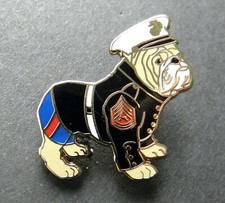 USMC MARINE CORPS BULLDOG CUTOUT LAPEL PIN BADGE 1 INCH US MARINES picture