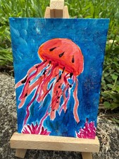 ACEO/ATC Original Acrylic Sealife Painting 