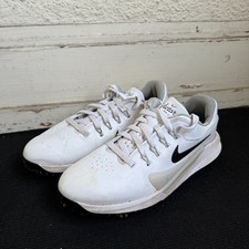 Nike Victory Pro 4 Men’s White Black Golf Shoes Spiked picture
