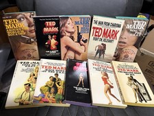 Vintage Ted Mark Man From O.R.G.Y. Paperback Lot Of 10 Books- Adult Spy Pull picture