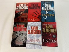 Karin Slaughter Lot 6 Will Trent Triptych Fractured Undone Broken Unseen Crimina picture