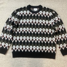 Men’s Norse Projects Patterned Sweater (L) - MINT/UNWORN picture