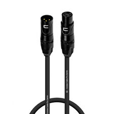 3 Pin XLR Male to Female Balanced Cable - Custom Length Color Microphone Cord  picture