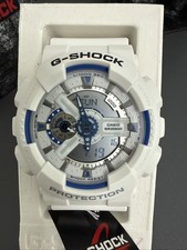 Casio G-Shock GA110HDS-7A Hidden Glow White Analog Digital Watch GA-110 New picture