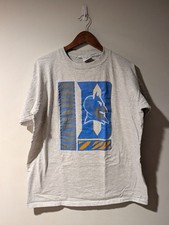 Vintage Duke Blue Devils Athletics T-Shirt Mens Large NCAA Basketball Gray picture