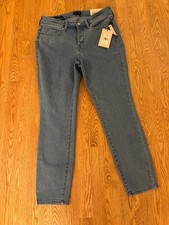 NEW NYDJ Womens 8 Jeans Ami Skinny Ankle Lift X Tuck Technology Blue Denim picture