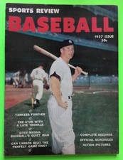 1957 Sports Review Baseball Mickey Mantle cover/ads & more looks gradable to me picture