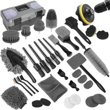 36 pcs Kit para lavar carros autos accesorios de autos mujeres hombres cepillo c picture
