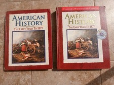 Glencoe American History To 1877 Student & Teacher's Edition Textbooks picture