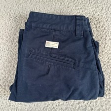 Marshall Artist Pants Mens Size 32(31 Measured) Blue Chino Straight Leg Cotton picture