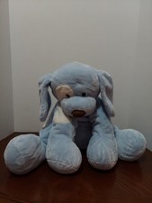 Baby Gund Big Spunky Dog Plush Blue Puppy 058494 Stuffed Animal Soft 24” Rare picture
