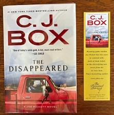 The Disappeared C.J. Box SIGNED Dated 1st Edition 1st Printing HC 2018 picture