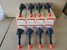 GENUINE HITACHI x8 FRONT & REAR Ignition Coils For 2003-2011 Honda Civic 1.3L I4 picture