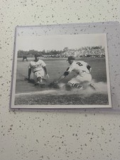 1955 Original Press Photo Duke Snider Caught picture
