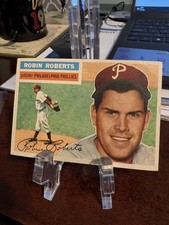 Robin Roberts Philadelphia Phillies  1956 Topps #180 VG/EX Nice Card picture