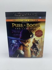 Puss in Boots: The Last Wish (4K UHD Bluray Digital 2022) W/slipcover Sealed picture