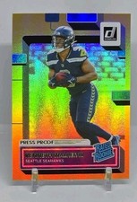 Kenneth Walker III 2022 Donruss Rated Rookie Press Proof GOLD RC #318 Mint picture