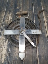 LUFKIN Hi-Way FEET Surveyor Engineer 100' 100 FEET Steel Tape Measure Handle picture