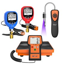 Elitech Manifold Gauge PT-500/800+220LBS Scale LMC-100A+Leak detector CLD-100 picture