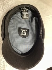 Brixton Fiddler Cap Black with Striped Lining - Medium picture
