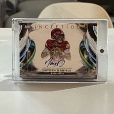 JAYDEN DANIELS On Card Auto 2024 Topps Inception Rookie Variation Auto - JD5 picture