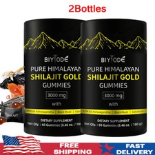 Himalayan Shilajit GOLD Gummies, Organic, Extremely Potent 3000 mg, Fulvic Acid picture