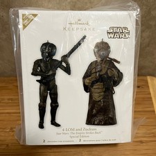 Hallmark Star Wars Christmas Ornaments. 4-Lom & Zuckuss. 2012 ComicCon Exclusive picture