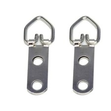 888 Corp 2 Hole Heavy Duty D Ring Picture Hanger Screws - Pro Quality (500) 5178 picture