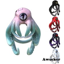New Tentacles Shape Chastity Cage Man Lock Abstinence Device with Auxiliary Belt picture