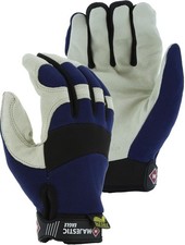 Majestic 2152/12 Bald Eagle Mechanics Glove Pigskin Palm And Stretch Knit Back picture