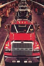 1981 Ford LTL9000 Semi Assembly Line | POSTER 24 X 36 Inches | semi truck picture