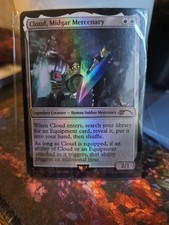 1x Cloud, Midgar Mercenary - Foil - Game Edition Promo MTG - Unique & Misc. Prom picture