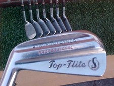Matching #s LH Left Spalding Top Flite Golf Clubs Tour Blade Irons Set 2 thru 9 picture