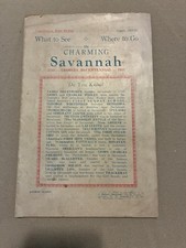 Vintage Savannah Georgia Magazine Bicentennial 1933 picture