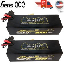 2X Gens Ace Bashing G-Tech 14.8v 100C 8000mAh 4S Lipo Battery EC5 For Arrma Car picture