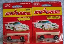 Majorette Vintage Ferrari F40 #211 & Ferrari GTO #280 Made In France  picture
