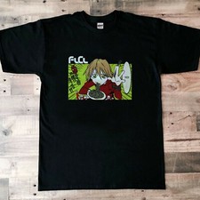 New 1999 FLCL Fooly Cooly Anime Comics Men's T-Shirt Size USA picture