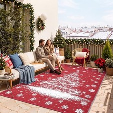 Patio Rug Plastic Straw Waterproof 8x10/9x12/18/10x14/20FT Christmas Outdoor Mat picture