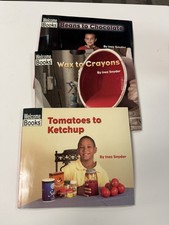 Scholastic Welcome Books How Things Are Made Lot of 3 Beans Wax Tomatoes picture