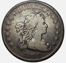 1800 Draped Bust Dollar *Major Key Date* Scarce This Nice Choice VF picture