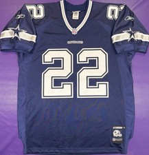 Authentic Emmit Smith #22 Dallas Cowboys Helmet Tag On Field Reebok Jersey 50 picture