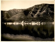 GA252 Approx 1920s Original Photo GULF OF CATTARO JUGOSLAVIA KOTOR MONTENEGRO picture