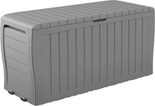 Keter Marvel 71 Gal Outdoor Storage Box for Patio and Pool Accessories picture