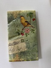 Vintage Songbird Bird paper napkins New in package picture