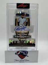 Leaf 2026 Sports Heroes Toast of the Town Charlie Sheen TT-CS1 Auto 1/1 picture